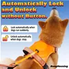 Set pettorina e guinzaglio retrattile per cani AllinOne Automatic AntiBurst ImpactCorda flessibile AntiTwist Regolabile Traspirante 240131