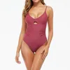 Women's Swimwear 2024 Sexy One Piece Swimsuit Women Backless Female Push Up Monokini Bathers Bathing Suits Beachwear Swimming Suit Q47