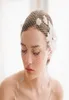 Vintage Birdcage Wedding Veils Face Blusher Wedding Hair Pieces One Tier With Flowers Comb Short Bridal Headpieces Bridal Veils V6577357