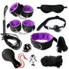 Bdsm Set Kit Jouet Sex Menottes pour Couple Adultes Plug Anal Vibrateur Fouet Cock Ring Gag Sexuel Jeux Sexy Produits Bondage Érotique 240126