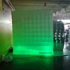 6x6x3mH (20x20x10ft), venta al por mayor, cabina de fotos inflable con cubo soplador de aire de alta calidad, cabina de estudio inflable con LED con led colorido