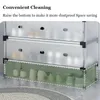 Simple Multilayer Shoes Rack DIY Assemble SpaceSaving Shoe Cabinet With Dustproof Diaphragm Household Organizer Storage Stand 240130