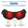 Ögonmassager med värmevibration 6d Smart Airbag Electric Eye Massage Instrument Eyes Care Glasses Beauty With Bluetooth Music 240127