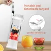 Bärbar juicer Blender IPX7 Trådlös frukt Juicer USB -laddningsbar 600 ml stor kapacitet Juice Cup för sport 240124