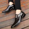 Dress Shoes Laceless Size 39 Men's Boots For Men Casual Man Brand Sneakers Sports Teniis Luxe Real Vintage