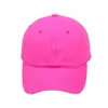 Ball Caps Cotton Baseball Fluorescent For Sun Protection Outdoor Sports Snapba Dropship