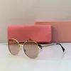 Damen-Sonnenbrille Mui Mui Sonnenbrille quadratische Brille Neuer europäischer und amerikanischer Stil Einfache und modische Luxus-Designer-Sonnenbrille mit Metallrahmen