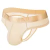 Cuecas calcinha sexy gay masculino roupa interior panochas jockstrap cueca tangas biquíni masculino breve seda gelo transparente como ou roupa de banho yq240215