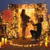 Led 3D English Letter Night Light Marry Me Marriage Proposal Night Lamp Wall Hanging Creative Wedding Party Outdoor Indoor Decor 240124