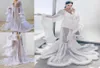 2021 New Bridal Jackets with Fur Long Sleeves Women Sexy Party Sleepwear Custom Made Bathrobe Sheer Nightgown Robes23862237008430