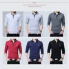 Tfetters marka tişörtlü erkekler uzun tişört pikaplı şerit tasarımcı ince fit gevşek gündelik pamuklu erkek artı boyut 240130