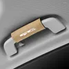 Accoudoir de toit de voiture en daim, accessoires d'intérieur pour KIA GTLINE GT, couvercle de traction, gants de Protection