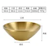 Plates Japanese Stainless Steel Hat Bowl Korean Ramen 304 Instant Noodles Salad Anti Scalding Horn