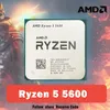 Ryzen 5 5600 R5, 35 ГГц, 6 ядер, 12 потоков, процессор 7 нм L332M 100000000927, разъем AM4, без вентилятора 240126