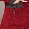 Kvinnors jackor höst vinter kvinnor kläder berber fleece varma rockar koreanska mode lösa casual förtjockas mångsidig lång ärm tungt