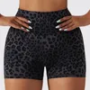 Active Shorts Leopard Print Yoga Women Gym Leggings Quick-Dry Sports Tights Fitness Short Pants High Waist Run Workout Legging