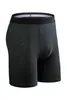 Underpants BONITOS 5pcs Pack Men Boxer Long leg Underwear Natural Cotton Sexy Shorts Top Brand YQ240214