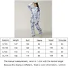 2024 Ski Suits for Women Hooded Outdoor Sport Waterproof Winter Thermal Snowboarding Clothing Skiing One- Piece Jumpsuits 240122