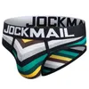 Cuecas JOCKMAIL Marca Cintura Baixa Sexy Homens Cuecas Briefs Gay Penis Bolsa Wonderjock Bikini Breve Calcinha Homem Pijamas Algodão YQ240214