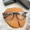 Okulary przeciwsłoneczne ramy japońską markę ym-027 designerska tekstura klasyczna okulary dezynaczy mężczyźni okrągłe okulary okulary damskie okulary na receptę