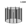 306M183m244m Trampoline Enclosure Net Fence Replacement Durable Safety Mesh Netting Suit Fitiness Accessories 6810Feet 240127