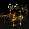 Cards and Gifts Guestbook Favors Sign Freestanding Calligraphy Personalized Wedding decoration Table Custom Acrylic Party Decor 240127