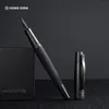 Lt Hongdian 6013 Black Metal Fountain Pen Black Mens Business Eff CurvedNib Rotating Pen Cap Office Gift Ink Pen 240130