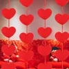 Rideau 16 pièces ornements de mariage suspendus décoration coeur amour saint valentin décorations guirlande