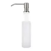Dispenser di sapone liquido Finitura spazzolata Igienico Facile da usare Versatile Durevole Conveniente Facile da usare per cucina e bagno Elegante