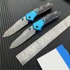 2 모델 골드 클래스 미니 945-221 오스본 폴딩 나이프 2.92 "Damasteel Blade Fatcarbon Handles 야외 헌트 캠프 생존 전술 나이프 945 EDC 도구