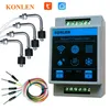 Smart Home Control 220V 12V WIFI Brandstof Waterlek Niveausensor Controller Tuya Vloeibare Benzine Diesel Ketel tank Flow Monitor Overloop Lekkage