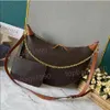 Luxury Quality Chain Leather Shoulder Strap Designer Fashionable New Moon Bag Handväska Fashionabla Woman Classic Crossbody Bag Single Shoulder Bag