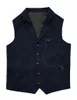 Gilet da uomo Gilet da uomo Gilet da uomo classico da uomo Gilet marrone Gilet da cowboy Abito da uomo Abiti in tweed Senza maniche Formale Business