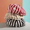 Berets Sboy Hats For Women Classic 8 Panel Striped Gatsby Ivy Hat Female Girls Octagonal Beret Spaper Painter Cap