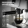 Wine Glasses 250ml Double Wall Transparent Glass Coffee Cup With Handle Double-layer Heat Insulation High Temperature Juice Milk