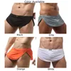 Underpants Mens Home Sissy Panties Casual Shorts With Penis Pouch Thong Elastic Trunks Underwear Erotic Lingerie Gays Clothes