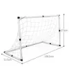 Jeu de Football en plein air pour enfants, ensemble de Football pour enfants, 1 pièce, filet et pièces synthétiques, 1 pièce, 1 pièce, gonfleur avec 4 Mini 240127