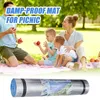 Kudde Portable Camping Sleeping Pad Waterproof Tält Mattfuktsäker smutsbeständig förtjockad hopfällbar för utomhusvandring