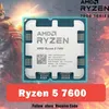 Ryzen 5 7600 R5 38 GHz 6core 12thread CPUプロセッサ5NM L332M 100001015スロットAM5ファンなしでボックス化されていない240126