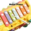 Baby Montessori Toys WhacaMole Fishing Maze Puzzle Hammer Game Music Multifunctional Kids Bus Storage Box Educational 240202