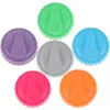 Louça 6pcs bebidas podem tampas à prova de vazamento tampas de vedação tampas reutilizáveis de silicone