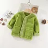 재킷 Josaywin 가을 겨울 재킷 여자 소년 아이 아이 아이들 양모 따뜻한 베이비 코트 양털 두꺼운 젊은 겉옷