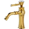 Bathroom Sink Faucets Single Hole Basin Faucet And Cold Brass Undercounter Antique Crystal Handle