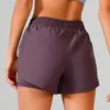 Yoga-Shorts für Damen, Fitness-Top, Spandex, neon, elastisch, für Lauftraining, Damen-Fitness-Shorts 240215