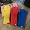 Gants d'hiver en laine pour écran tactile, mignons et chauds en peluche, pour femmes et enfants, tricotés, à la mode, pour le travail et l'hiver, 240201