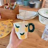 Hand-Painted Flower Tea Cup Ceramic Mug Home Office Drinkware Cup Tea Coffee Milk Juice Water bottle Creative Gift for Her 240123