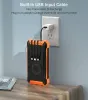 Ny solvattentät Power Bank 20000mah C-Port-vikning med trådlös laddning utomhus strömförsörjning för iPhone Xiaomi Huawei