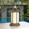 Wall Lamps Outdoor Retro Courtyard Lamp Waterproof Chinese Style Lighting Column Head