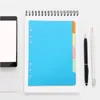 PCS A5 Index Separator Page Pro Notepad Divider Bindemedel Tabs Partition Diary Pappersdagböcker