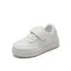 Sneakers per bambini 2024 primavera autunno nuovi ragazzi scarpe Casual PU scarpe sportive per ragazze nere scarpe da passeggio per bambini con suola morbida scarpe sportive per bambini